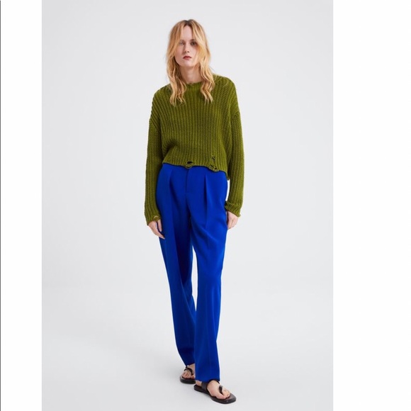 Zara torn mesh sweater - Picture 2 of 7